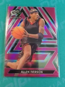 2024 Leaf NSCC Promo Pack Card ALLEN IVERSON Pink 2/6!! Philadelphia 76ers - Picture 1 of 4