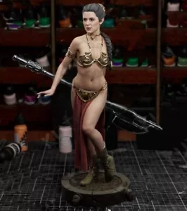 Star Wars Princess Leia - Slave Leia Model / Garage Kit 3d Resin Printed - Picture 1 of 9