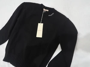 NWT MARNI KIDS LOGO EMBROIDERED RIPPED JUMPER - Picture 1 of 2