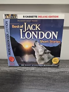 BEST OF JACK LONDON SHORT STORIES! 8 CASSETTE DELUXE EDITION! 22 Stories! RARE - Picture 1 of 1