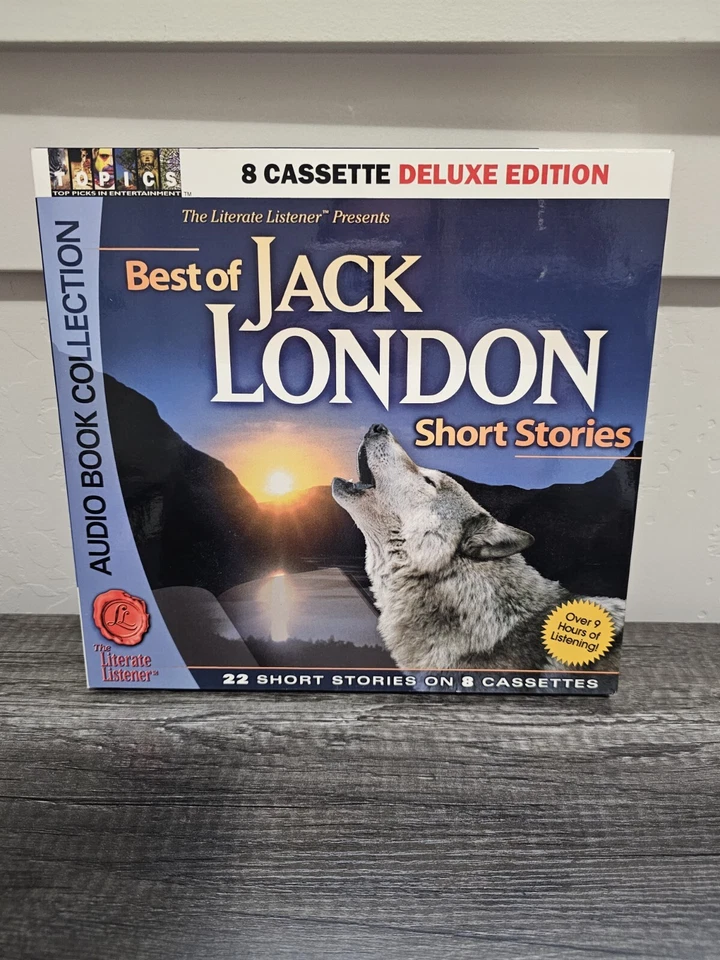 BEST OF JACK LONDON SHORT STORIES! 8 CASSETTE DELUXE  EDITION! 22 Stories! RARE - Image 1 of 1