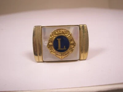 Gemelos Lions Intl Blanco ÚNICO Vintage ANSON repuesto perdido/roto zc29 Foto 1 de 4