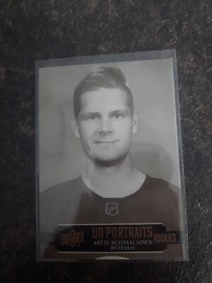 2021-22 Upper Deck Series 2 UD Portraits Arttu Ruotsalainen Rookies Card# P-56 - Image 1 of 2