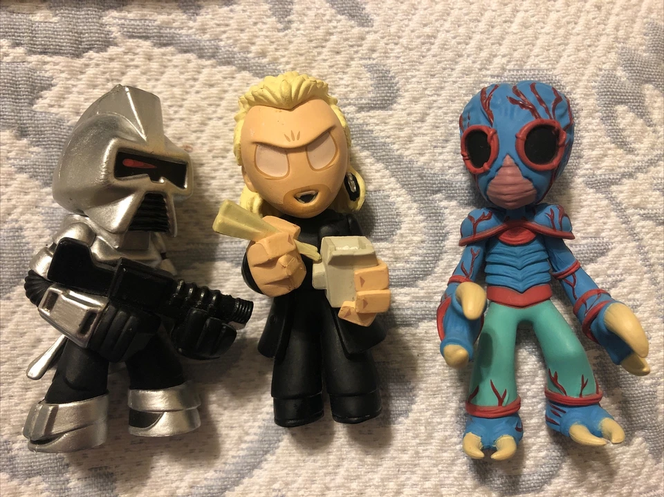 Lote de figuras Battlestar Galactica Cylon Metaluna Lost Boys Funko Mystery Minis '15 Foto 1 de 4