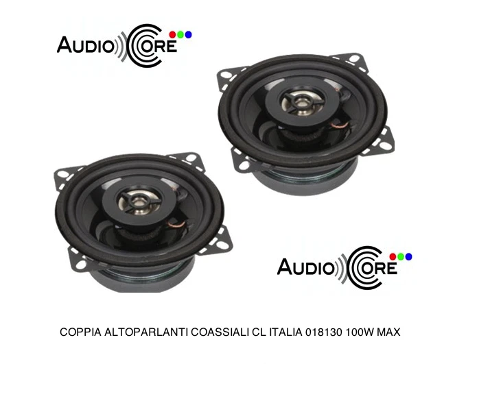 COPPIA ALTOPARLANTI COASSIALI PER AUTO CL ITALIA 018130 100W  130mm 4Ω DUE VIE - Immagine 1 di 1