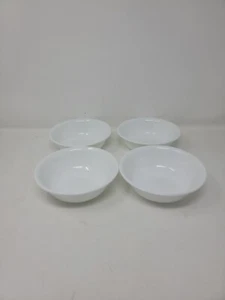 Lot of 4 Corelle Winter Frost White Cereal Soup Salad Bowls- 6 1/4"- 18oz - Picture 1 of 3