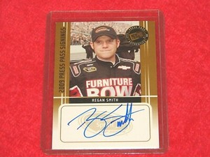 REGAN SMITH 2009 PRESS PASS SIGNINGS GOLD AUTO (H-1115)