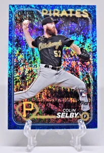 2024 TOPPS SERIES 2 COLIN SELBY #668 (RC) 346/999 BLUE HOLO FOIL PIRATES - Picture 1 of 2
