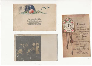 Lot 15 VTG Postcards Christmas Greetings New Year Birthday Real Photo Christian - Picture 1 of 10
