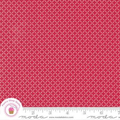 Moda LIGHTHEARTED 55295 12 Red Geometric CAMILLE ROSKELLEY Quilt Fabric - Image 1 of 4