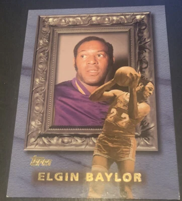 1998-99 Topps Classic Collection Insert Card #9 Elgin Baylor HOF LA  Lakers - Image 1 of 2