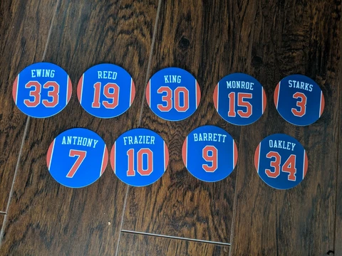 Best of New York Knicks Magnets - Bernard King, John Starks, RJ Barrett, Carmelo Cover