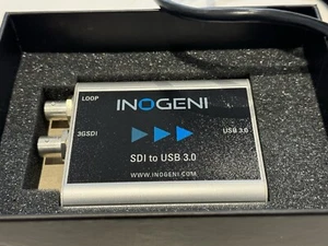 SDI2USB3 by INOGENI, Video Converter SDI to USB, Plug and Go, Up to 60 fps - Afbeelding 1 van 4
