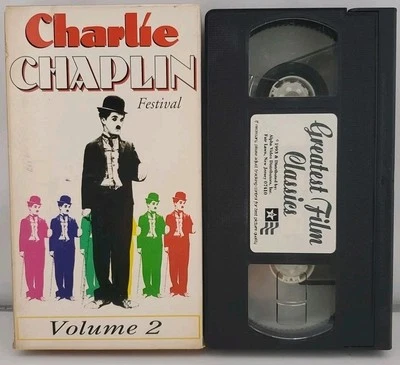 Charlie Chaplin Festival Volume 2 (VHS, 1992) By The Sea - The Bank - Shanghaied - Image 1 of 4