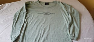 Women’s Harley Davidson Long Sleeve T Shirt (M) Surdyke Dealer Fetus Mo. Green - Picture 1 of 13