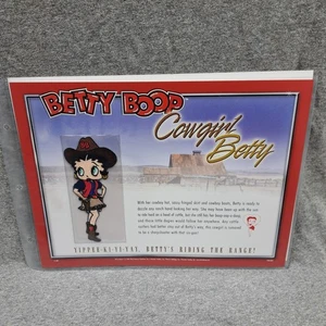 Betty Boop Patch Cowgirl Betty Clothing Patch Collectible Vintage Rodeo Western - Picture 1 of 7
