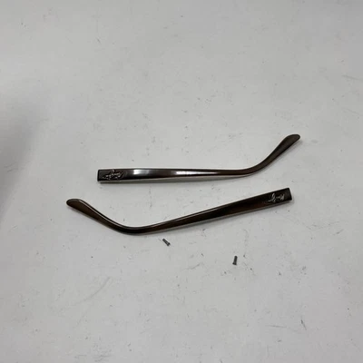 Maui Jim HONI MJ 758-22B BRAZO DE TEMPLO MARRÓN PIEZAS CON TORNILLOS -A30 Foto 1 de 4