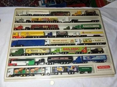 J961 Biertruck H0 1:87 Mercedes Lkw Bus 23 Stück Vitrine Modellautos Konvolut  - Bild 1 von 4