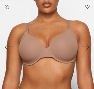 SKIMS Fits Everybody T-Shirt Demi Bra Size 40C Clay Underwire Padded New w/ Tags - Picture 1 of 7