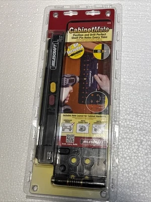 Milescraft 1316 Cabinet Mate Shelf Pin Drilling Jig New Sealed - Image 1 of 4