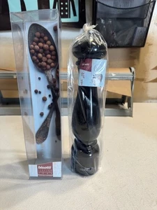 Bisetti Firenze Salt Mill with Adjustable Grinder, 12.6 Inch, Black - Picture 1 of 7