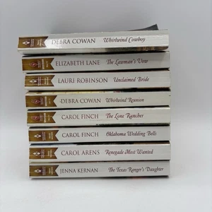 Harlequin Romance Book Lot of 8 Historical Western Novels - Picture 1 of 14