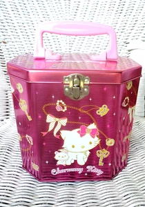 Estuche de transporte/lonchera Sanrio Charmmy Kitty 2005 raro - Imagen 1 de 8