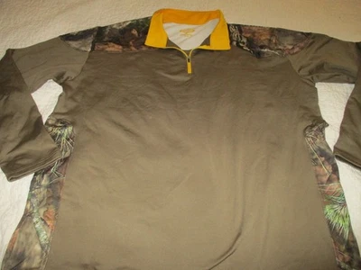 Yukon Gear 1/4 Zip Camo Long Sleeve Jacket XL Hunting NWOT Shirt - Image 1 of 4
