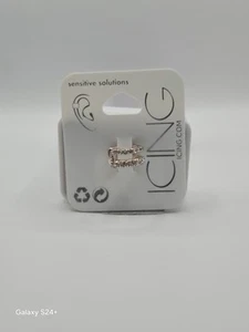 Rose Gold Tone Ear Cuff Cubic Zirconia Non Piercing Cuff - Picture 1 of 4
