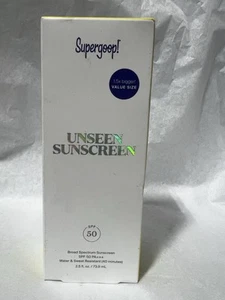 Supergoop! Unseen Sunscreen SPF 50 (SPF) 2.5 Oz Exp 03/2027 Sealed -New - Picture 1 of 4