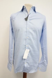 Olympus men's shirt long sleeve body fit blue size 39 new - Picture 1 of 3