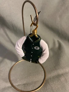 Green Bay Packers Letterman Jacke Weihnachtsschmuck - Bild 1 von 2