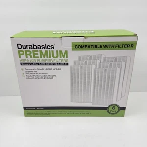 Paquete de 6 filtros DURABASICS HEPA compatibles Honeywell serie R HRF R NUEVO sellado - Imagen 1 de 15