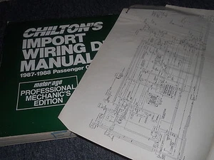 1987 1988 PORSCHE 944 944 TURBO AND 944S WIRING DIAGRAMS MANUAL SHEETS - Picture 1 of 1