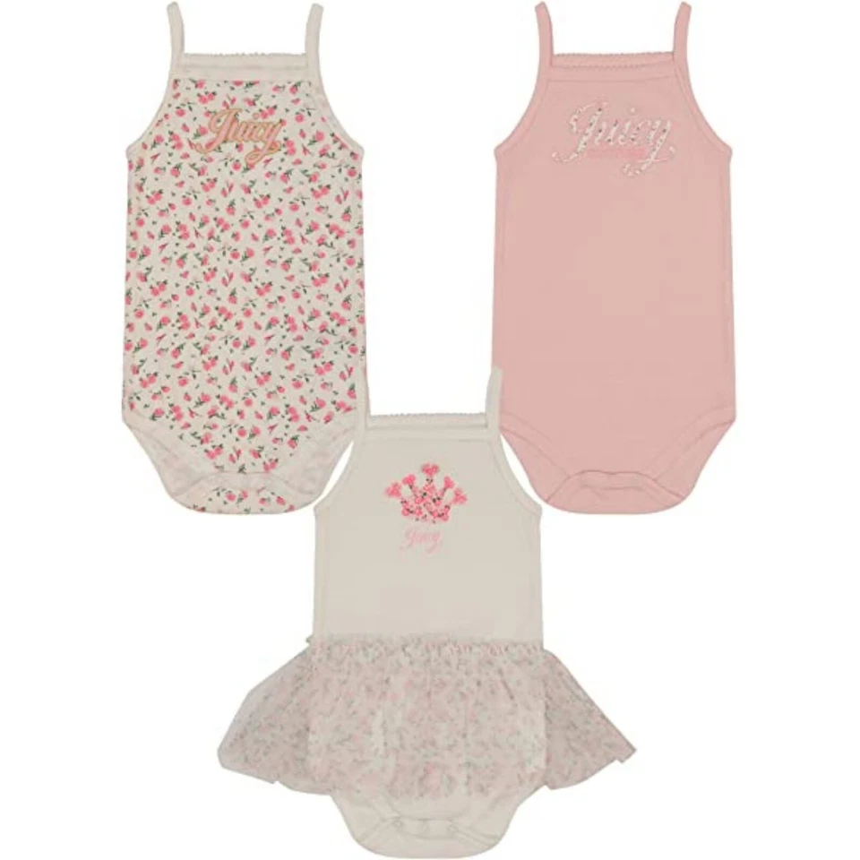 Juicy Couture baby девочек тела костюм размер 0/3 М, 3/6 М, 6/9 М, 12 М, 18 М - Изображение 1 из 1