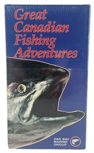 Great Canadian Fishing Adventures VHS- Oak Bay Marine Group New Sealed Free Ship - Picture 1 of 6