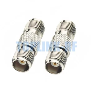 10x TNC Female to TNC Female Jack RF Coax Connector Adapter TNC-TNC Type - Zdjęcie 1 z 4