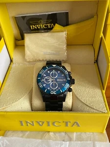 invicta pro diver Valjoux 7750 mit Day-Date Modul chronograph Gunmetall black - Bild 1 von 14