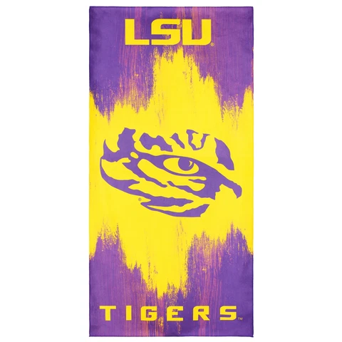 LSU Tigers Beach Towel, 30" x 60" Cover