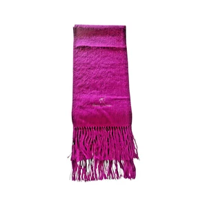 Alpaca Camargo Scarf Fushia PERU Soft Fringe 76 x 9 inches Vibrant - Picture 1 of 8