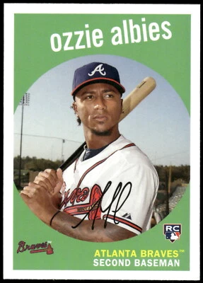 2018 Topps Archives Ozzie Albies #18 Rookie Card (RC) - Image 1 of 2