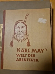 1950 KARL MAY´S WELT DER ABENTEUER Sammelbildalbum BIOX AG Mannheim vollständig - Bild 1 von 7