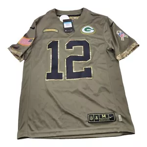 Nike Aaron Rodgers Green Bay Packers Men's Size M Salute To Service Jersey NWT - Picture 1 of 8
