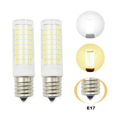 2pcs E17 C9 LED Bulb 7W 110V 102-2835SMD Ceramic Light for Microwave US Stock H - Image 1 of 4