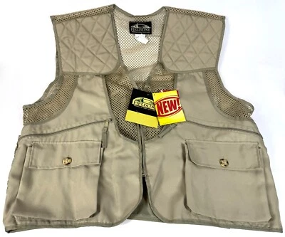 Fieldline Mens Size XL Vest Khaki Hunting Multi Pocket Gamebag Outdoors Read - Image 1 of 4