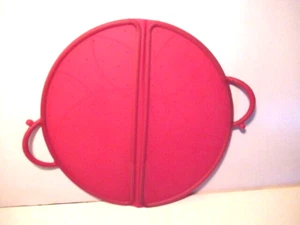 Kuhn Rikon Rojo 12" Silicona Plegable Salpicaduras Pantalla Ollas-Sartenes-Fácil Almacenamiento- - Imagen 1 de 7