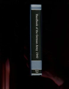 HANDBOOK OF THE GERMAN ARMY 1940. Battery pr, r/p HB NEW - Picture 1 of 3