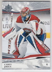 2017-18 Ultimate Collection #35 Carey Price /99