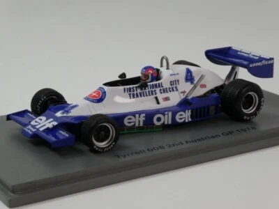 Spark Tyrrell 008 #4 Patrick Depailler 2Nd Austrian Gp 1978 1/43 S7238 - Image 1 of 3