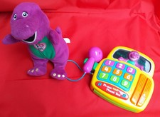  Talking Barney Dinosaur Soft Toy Plush Teddy and talking toy till collectable 